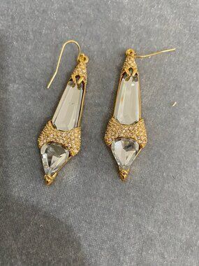Alexis Bittar Large Gemstone Drop Earrings